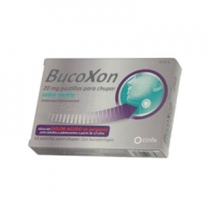 BUCOXON 20 MG, 18 PASTILLAS...