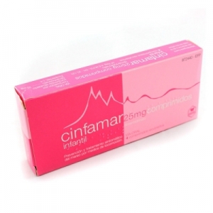 CINFAMAR INFANTIL 25MG, 4...