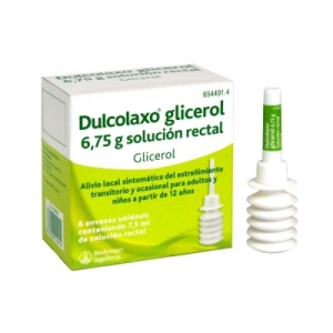 DULCOLAXO GLICEROL 6.75 G...