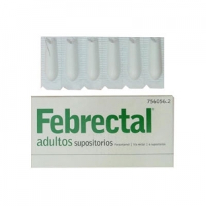 FEBRECTAL ADULTOS 600 MG 6...