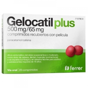 GELOCATIL PLUS 500MG/65MG,...