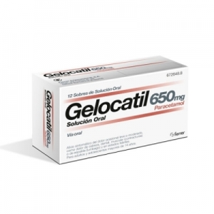 GELOCATIL 650 MG 12 SOBRES...