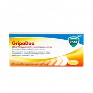 GRIPADUO 200/30 MG 20...