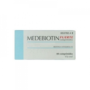 MEDEBIOTIN FUERTE 5 MG 40...