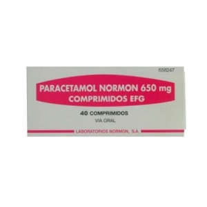 PARACETAMOL NORMON EFG 650...