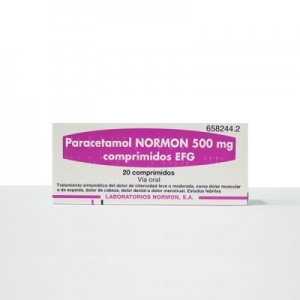 PARACETAMOL NORMON EFG 500...