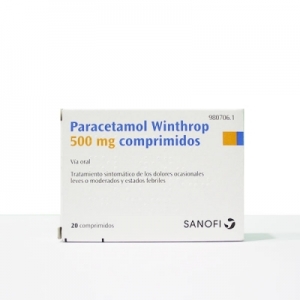 PARACETAMOL WINTHROP 500 MG...